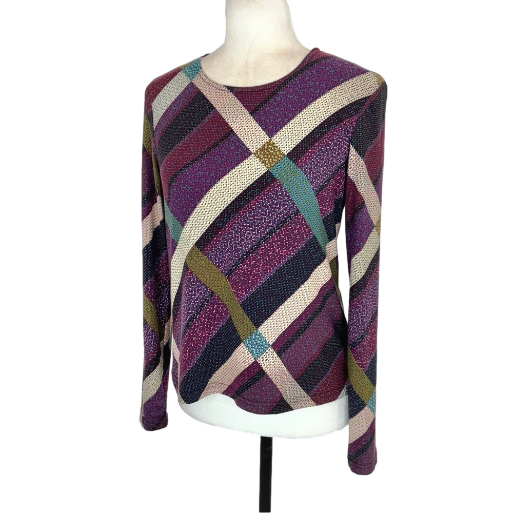 Multicolour dotted stretchy top